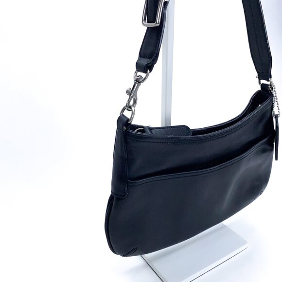 COACH Legacy West Demi-Pouch Leather Handbag - J23-9295 - Picture 4 of 16